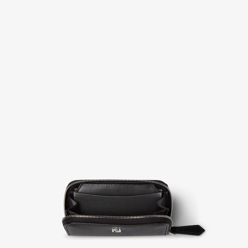 FF Squared Zipper-Around Mini Black leather wallet 3