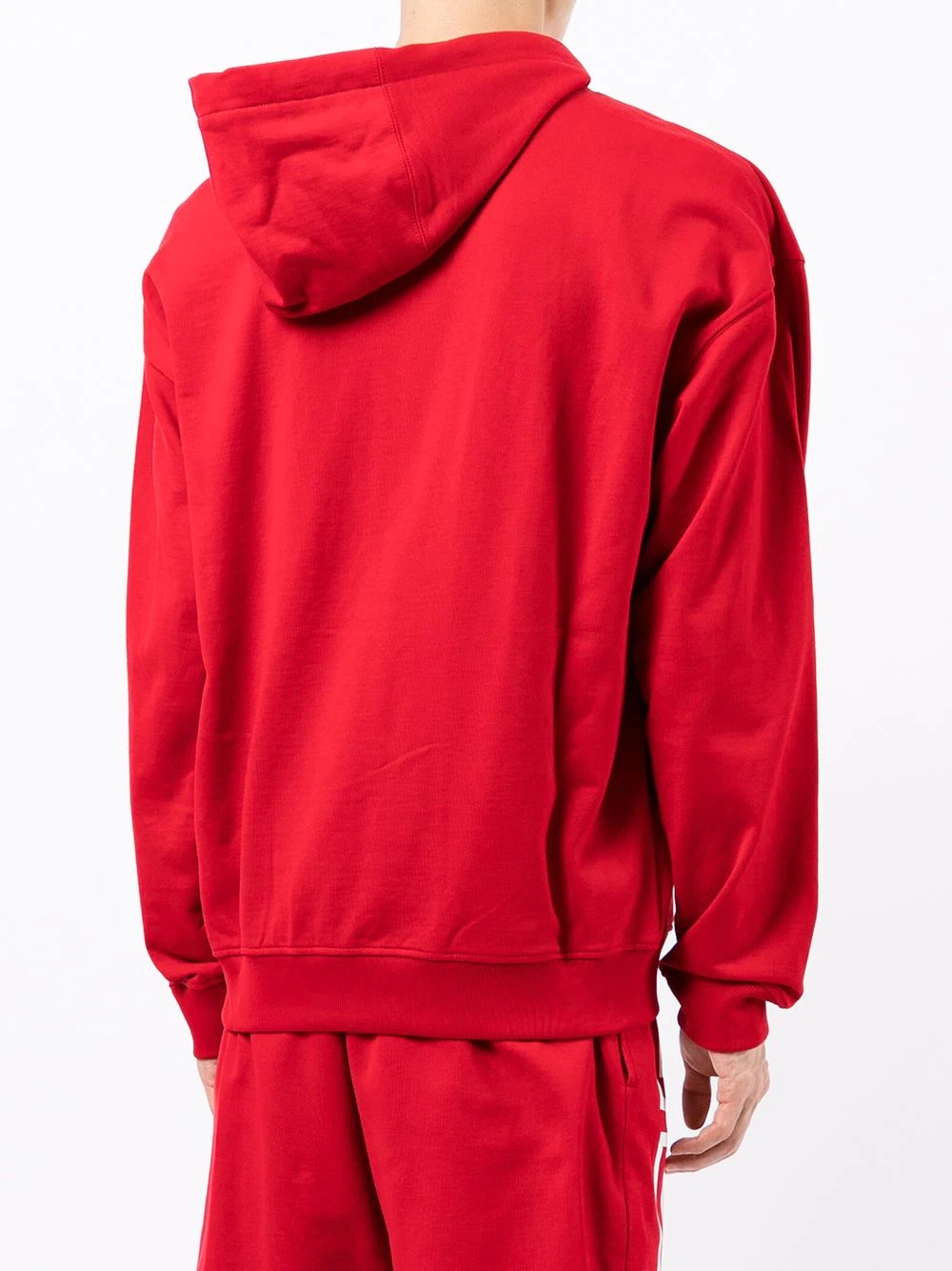 logo-print zip-up hoodie - 4