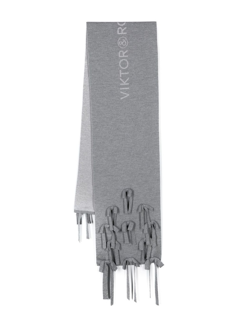 logo-jacquard scarf 1
