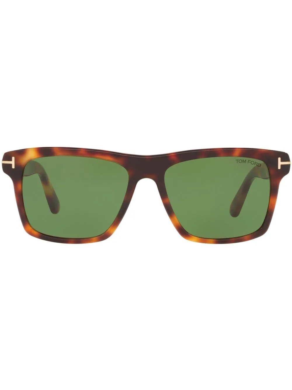 tortoiseshell square-frame sunglasses - 1