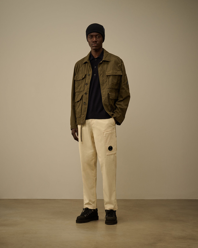 C.P. Company Extrafine Merino Wool Polo Sweater outlook