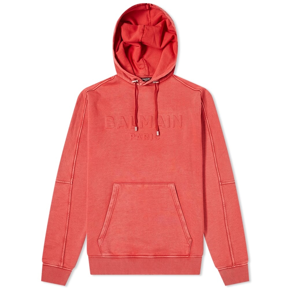 Balmain Washed Hoody - 1