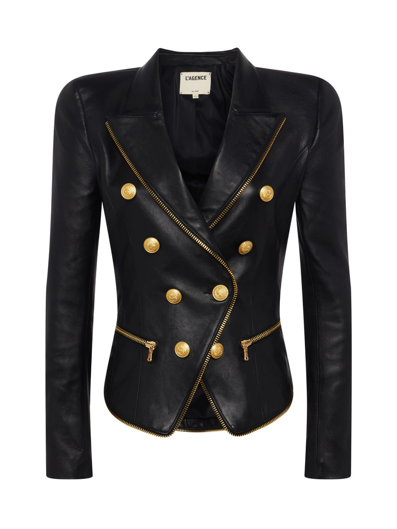 Ottilie Leather Blazer 1