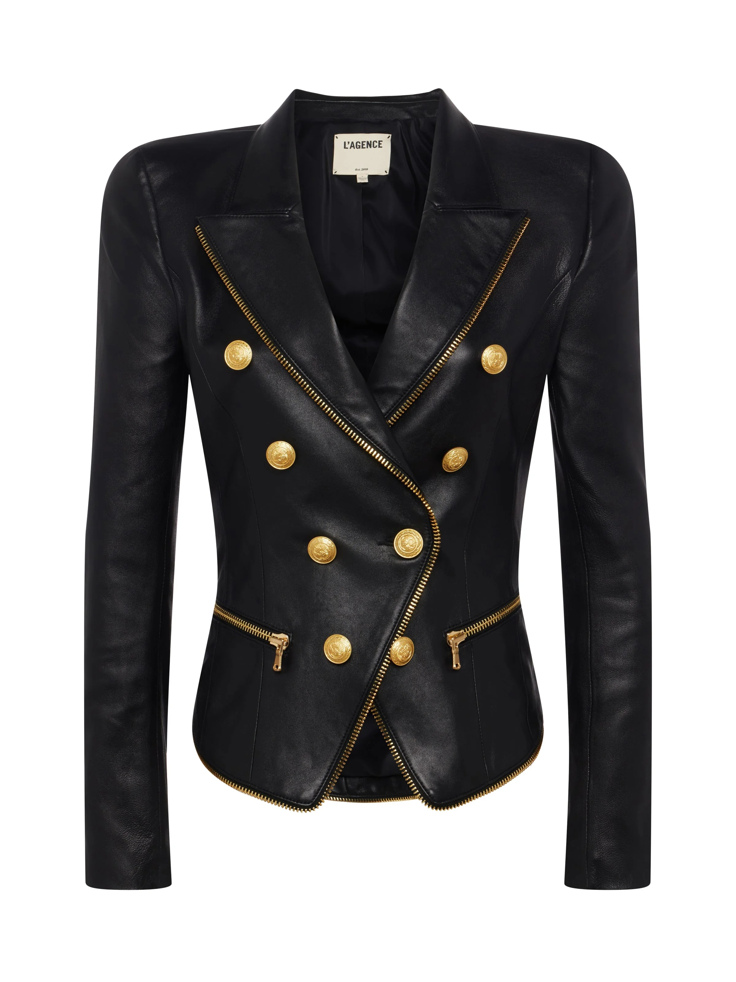 Ottilie Leather Blazer - 1