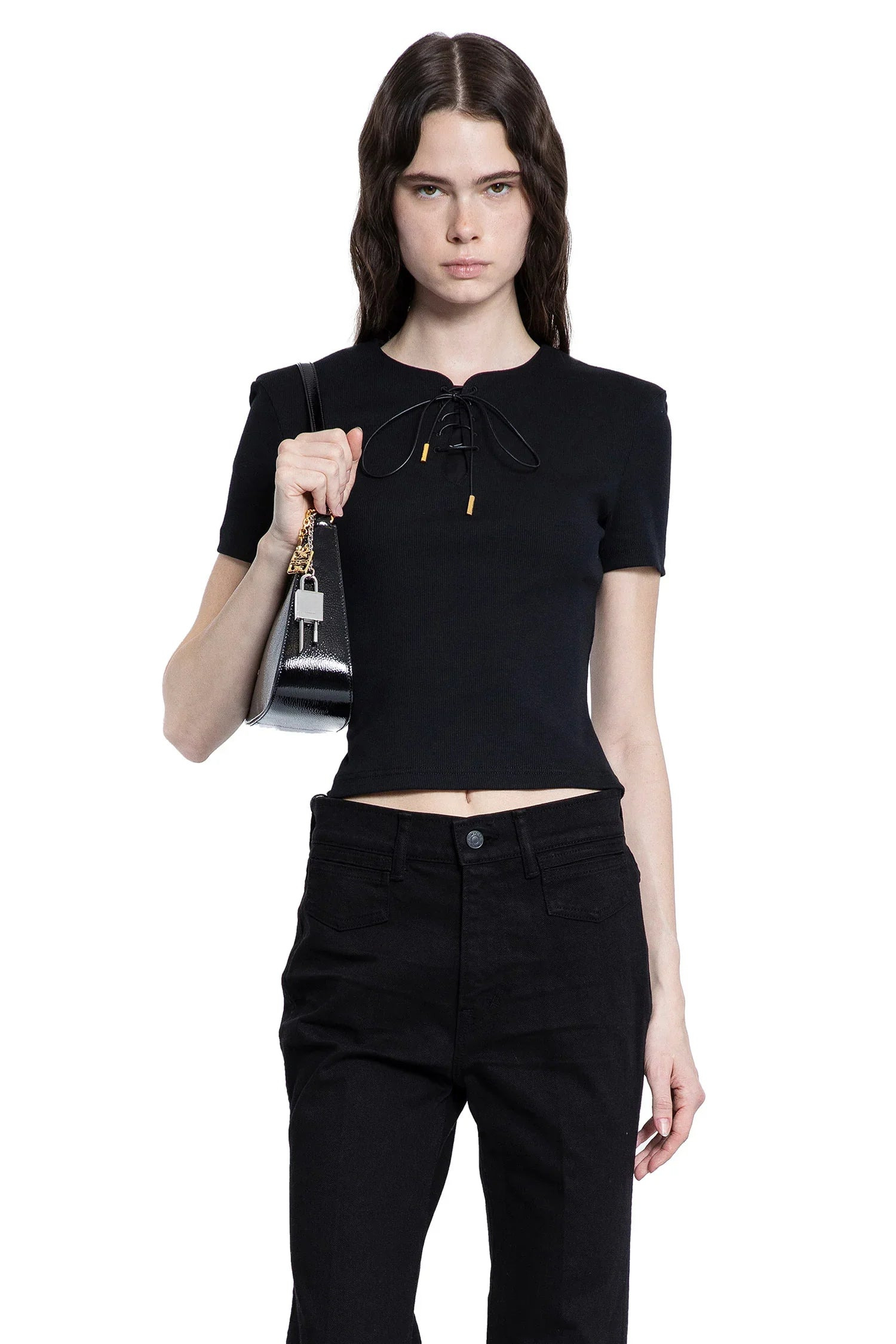 Rib-Jersey-Lace-Up-Top - 5