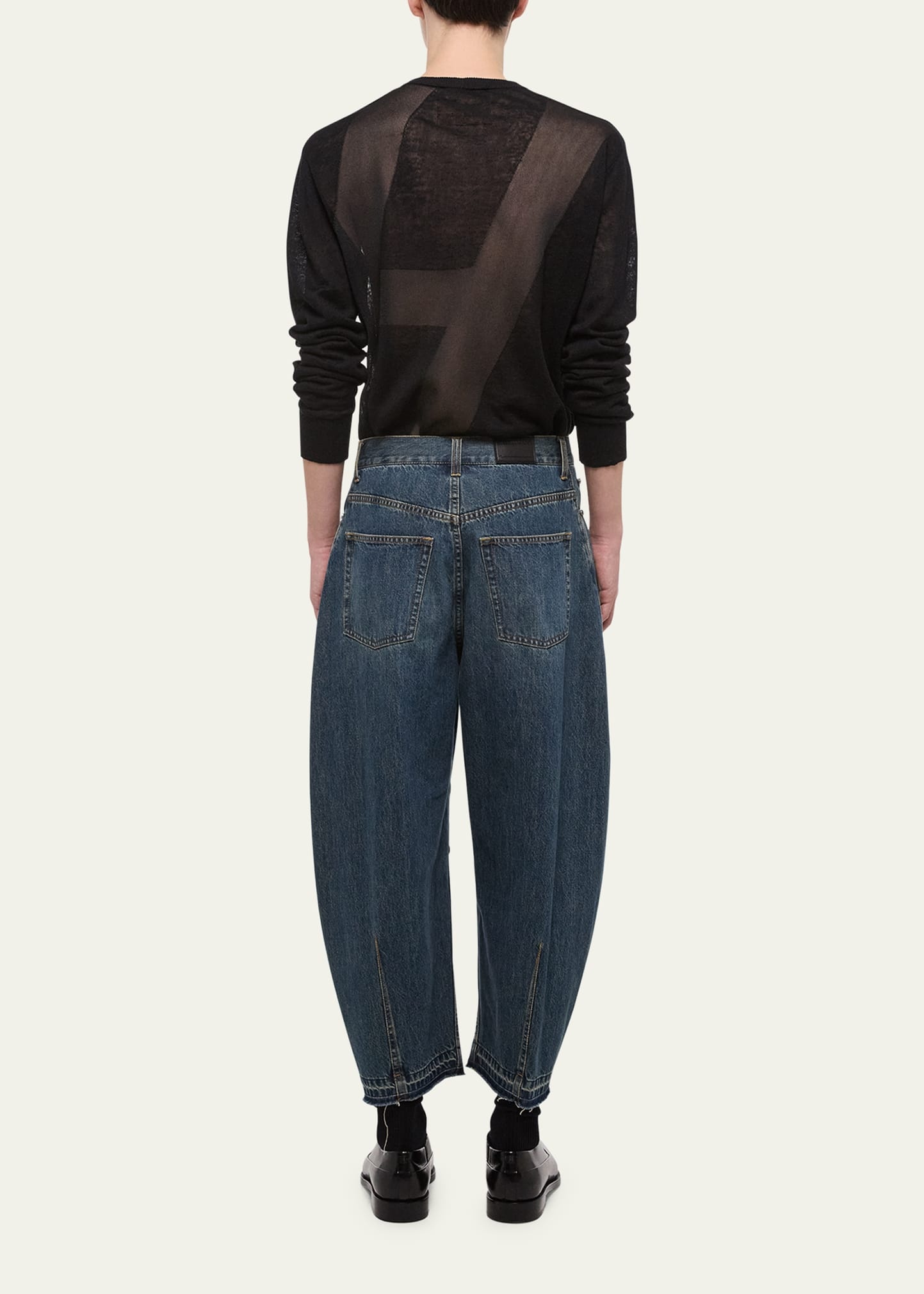 Men's Cropped Cocoon Jeans - 3
