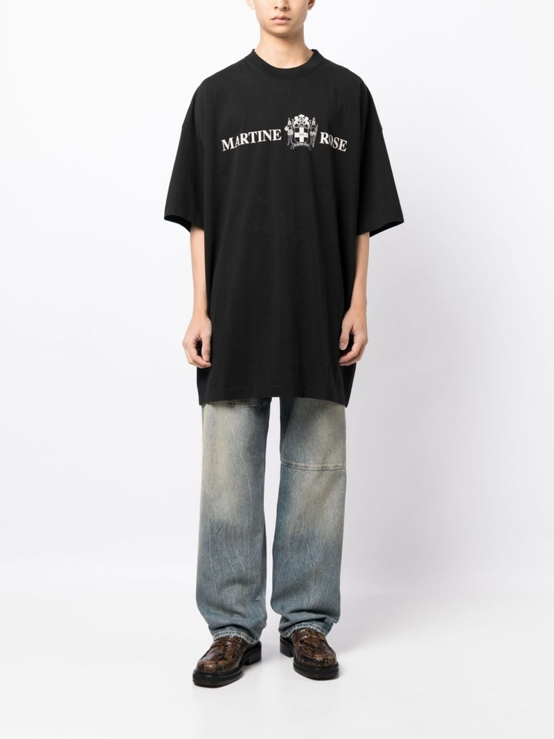 Quiet Riot-print cotton top 4