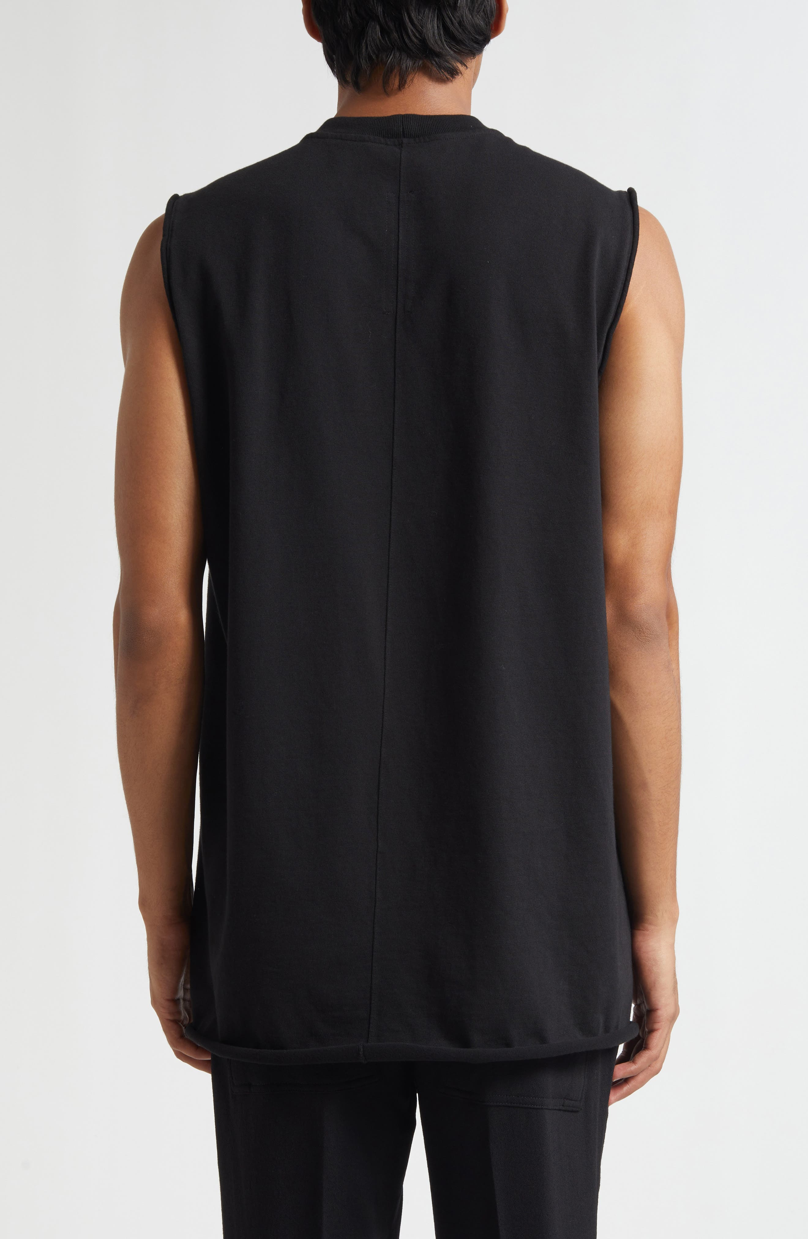 Rick Owens Jumbo Cotton Jesrey Tank in Black at Nordstrom - 3