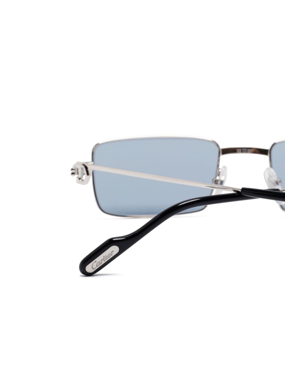 【CARTIER】 EYEWEAR レクタンギュラーフレーム サングラス Cartier rectangle-frame sunglasses | REVERSIBLE