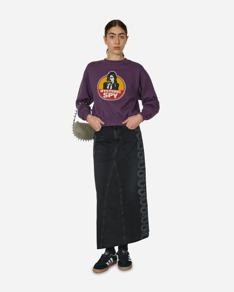 Hysteric Glamour Hysteric Spy Sweatshirt Purple outlook