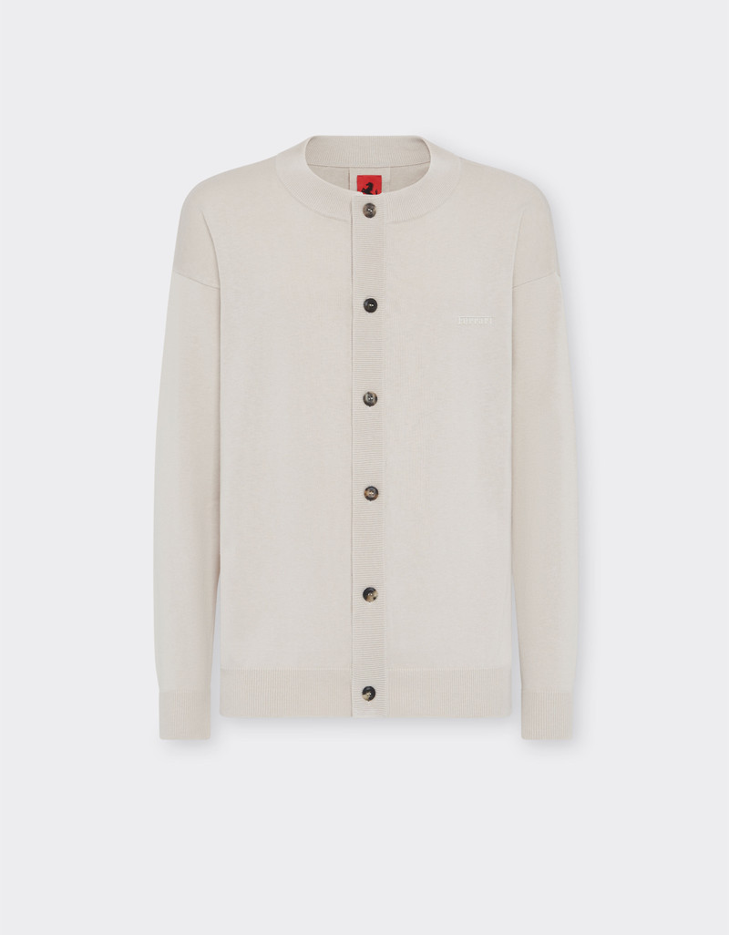 Cotton and silk cardigan 1