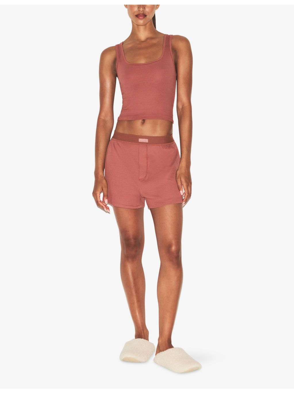 Ribbed Scoop-Neck Cotton-Jersey Tank Top - 2