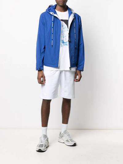 MSGM logo-print cotton shorts outlook