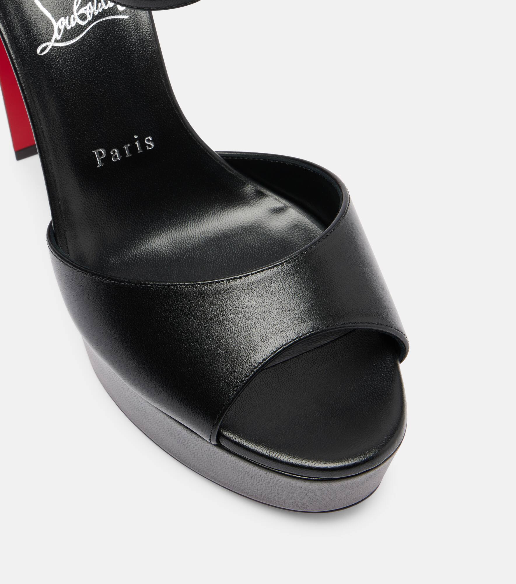 Sandaloo 130 leather platform sandals - 5