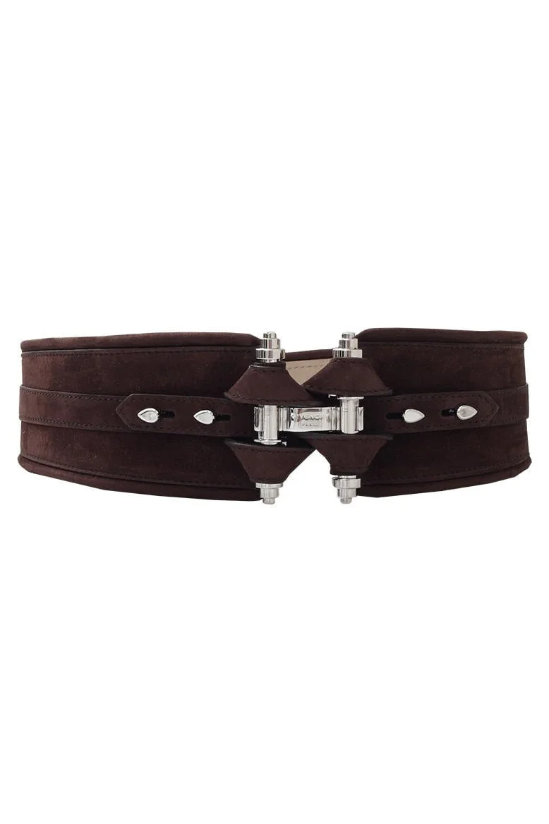 Chocolate Obsedia Waist Belt - 1