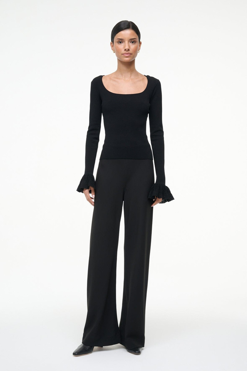 STAUD STAUD SHELLEY TOP BLACK outlook