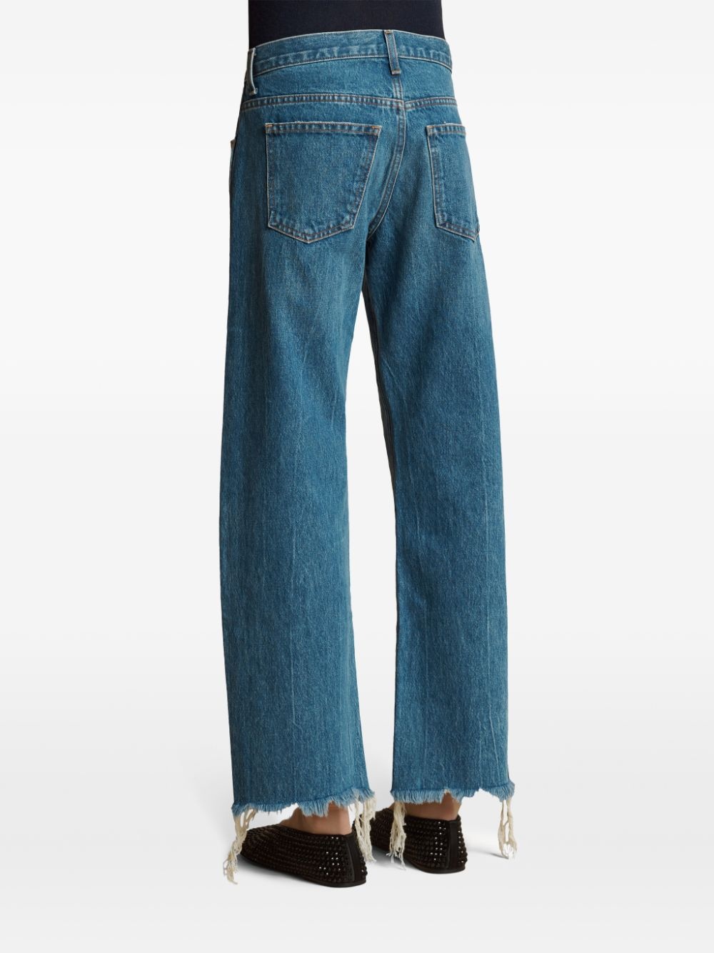 Kerrie cropped distressed jeans - 4