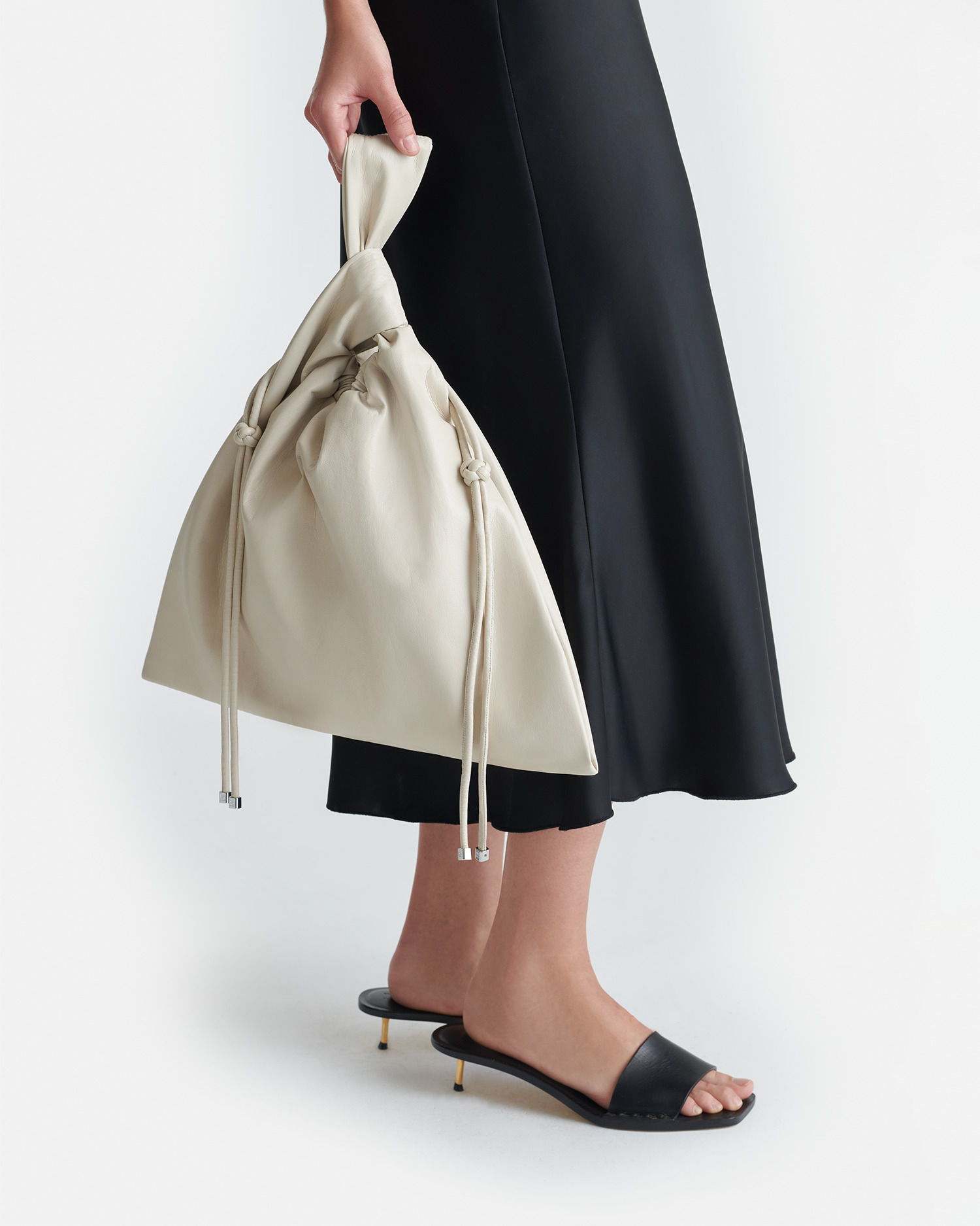 Drawstring Large Okobor™ Alt-Leather Bag - 6