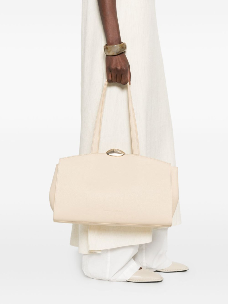 BENEDETTA BRUZZICHES large Serena grained-leather tote bag outlook