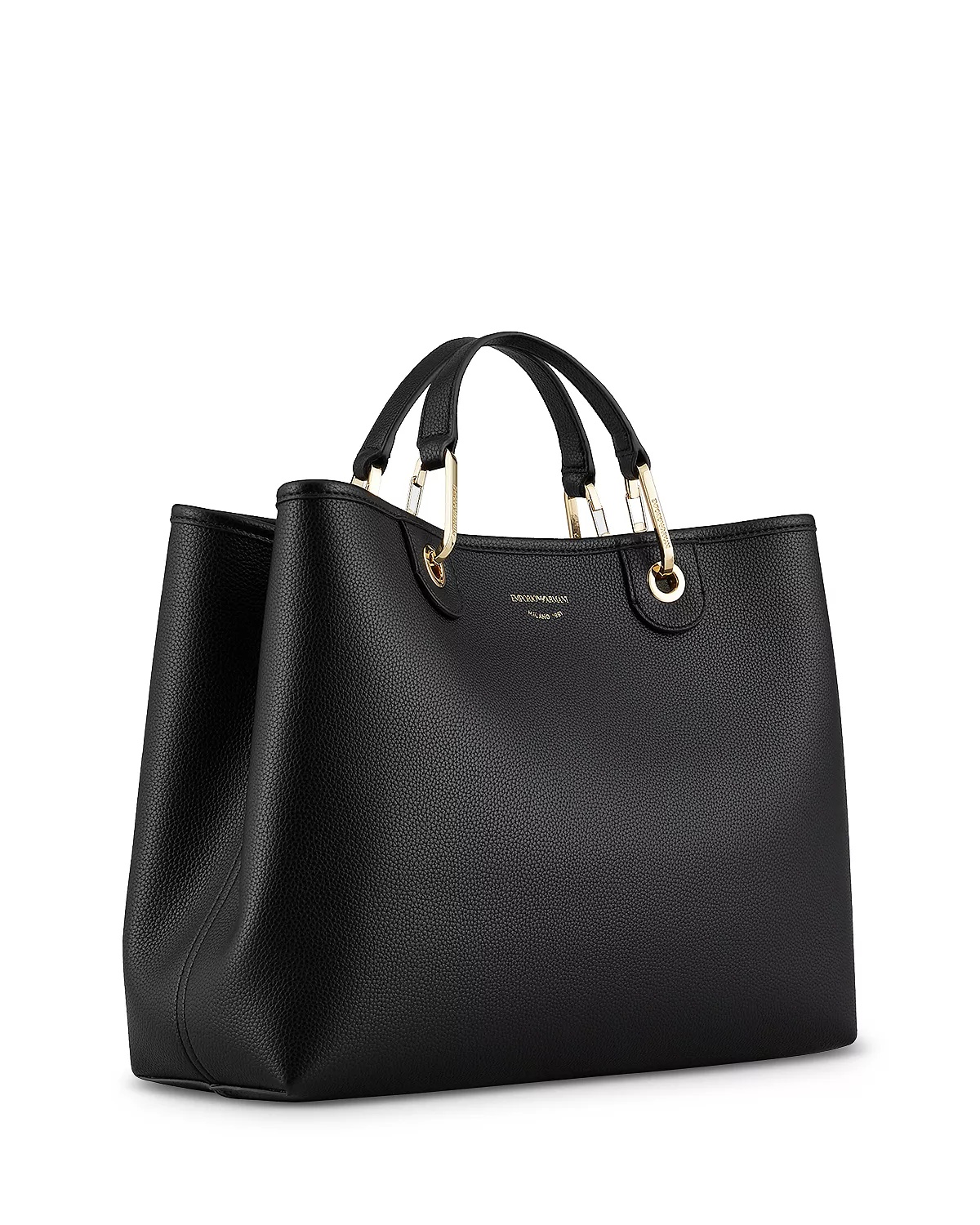 MyEA Medium Black Shopper Tote Bag - 4