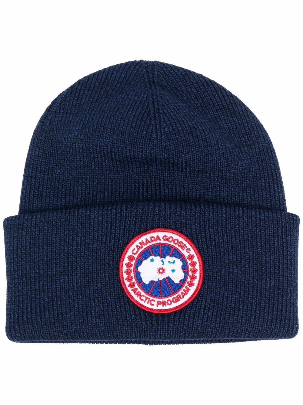 logo-patch detail beanie - 1