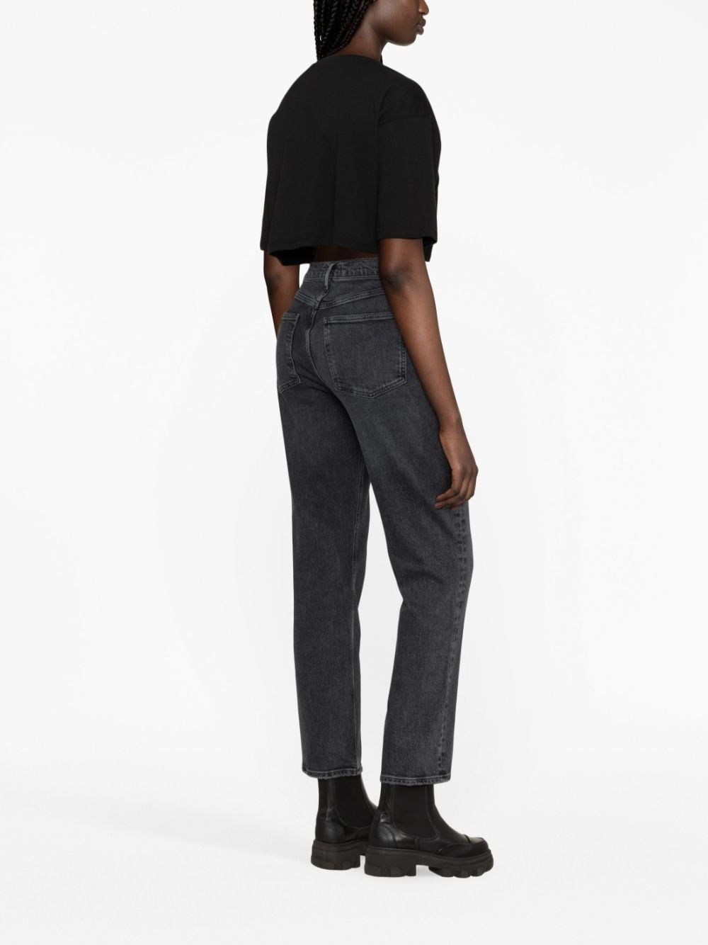Stovepipe straight-leg jeans - 3