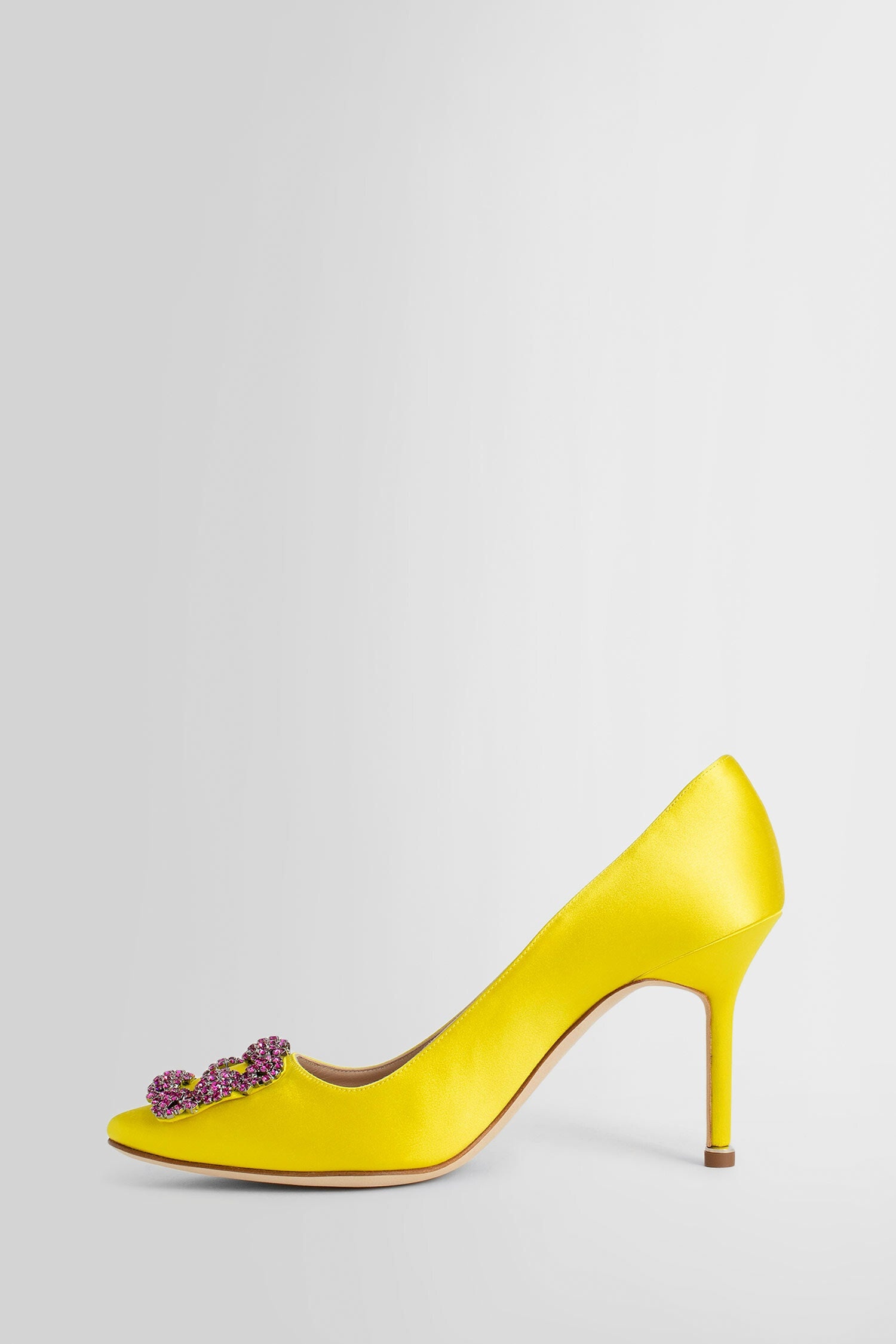 MANOLO BLAHNIK WOMAN YELLOW PUMPS - 4