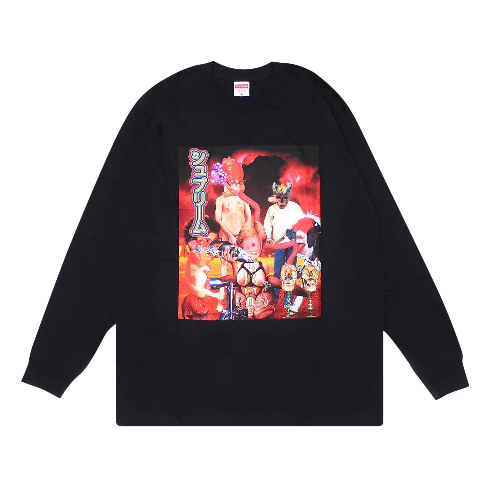 Supreme Sekintani La Norihiro Long-Sleeve Tee 'Black' - 1