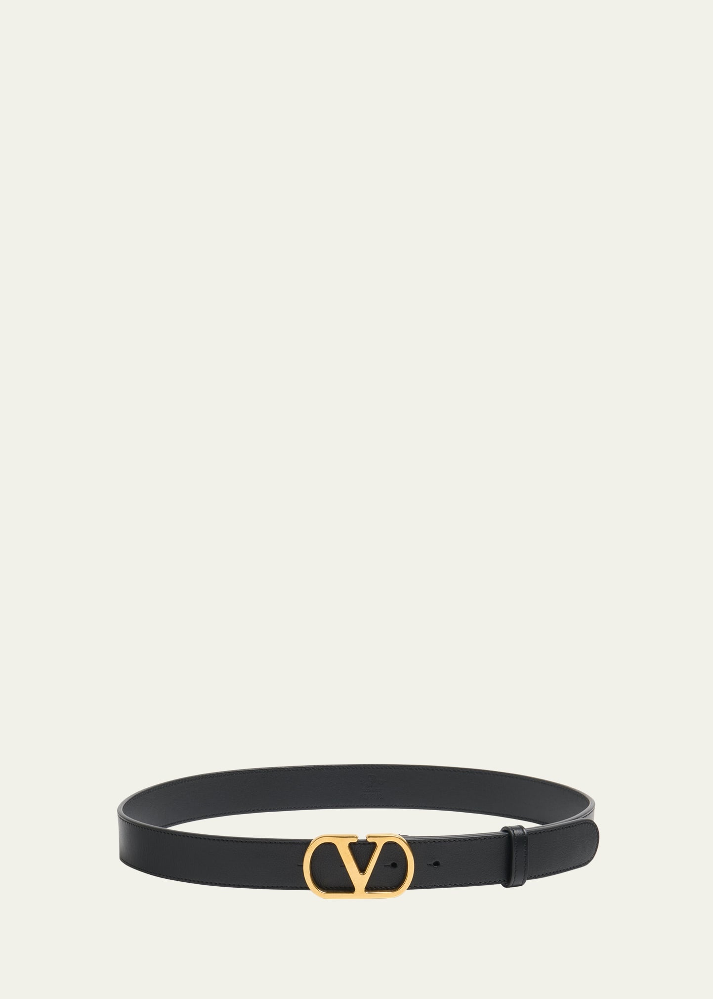 VLOGO Signature Leather Belt - 1