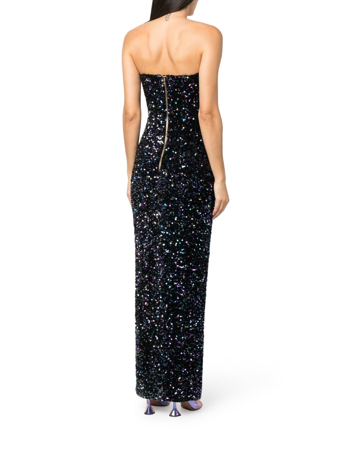 EVENING DRESS WITH SEQUINS - 4