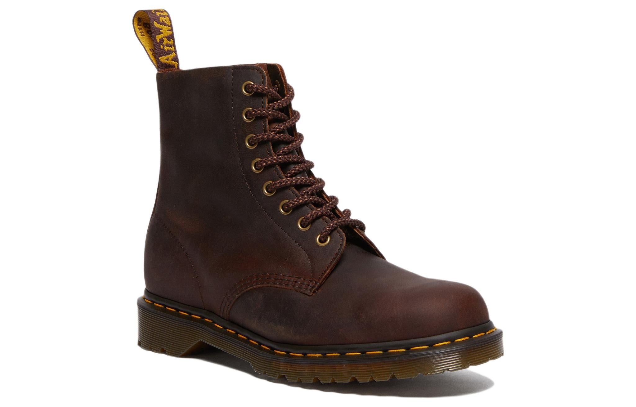 Dr. Martens 1460 Pascal Waxed Full Grain Leather Lace Up Boots 'Chestnut ' 30670294 - 2