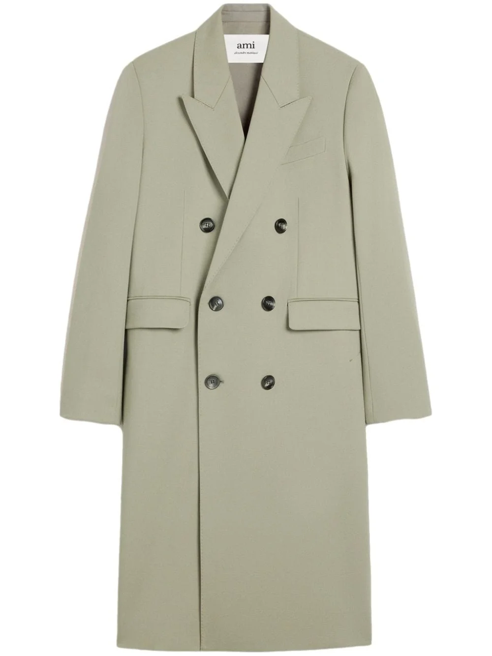 double-breasted virgin wool blazer - 1