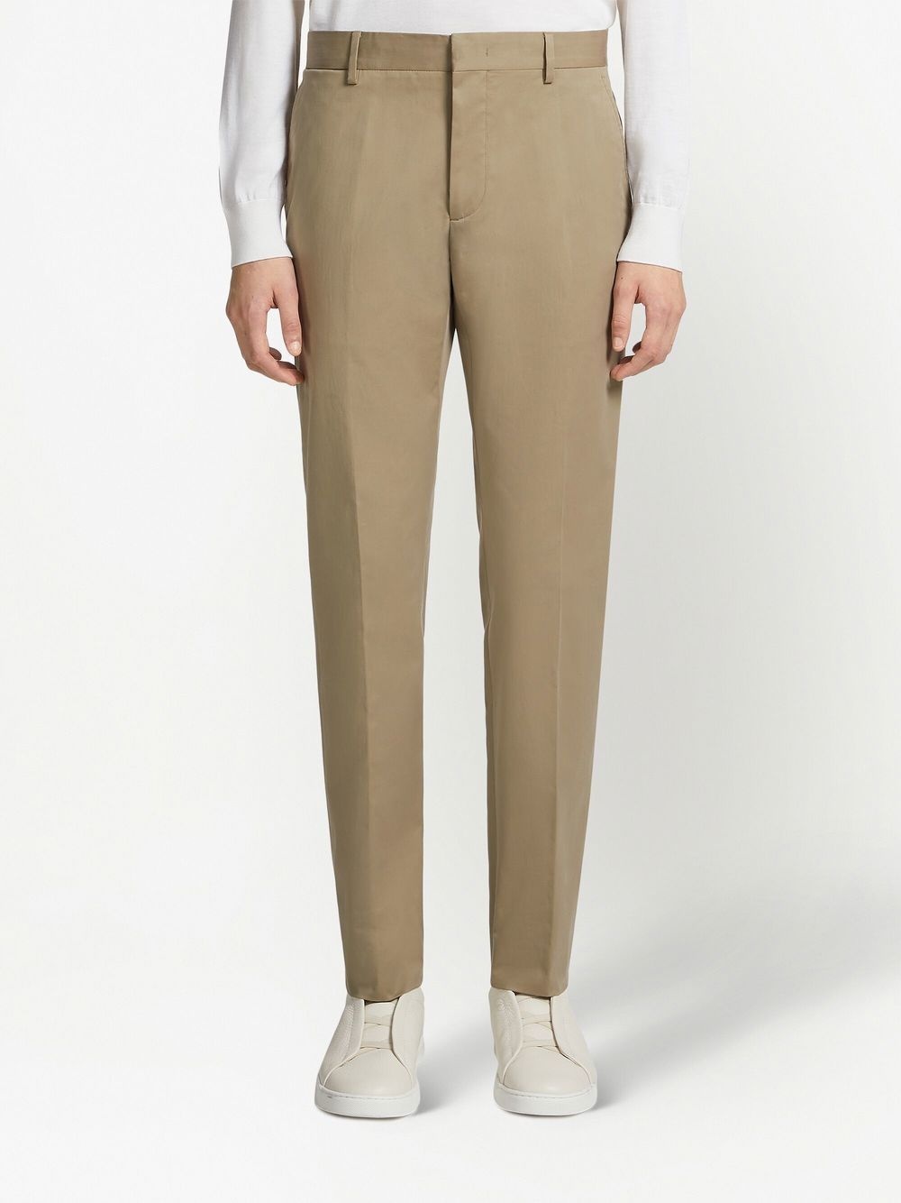 tailored cotton trousers - 2