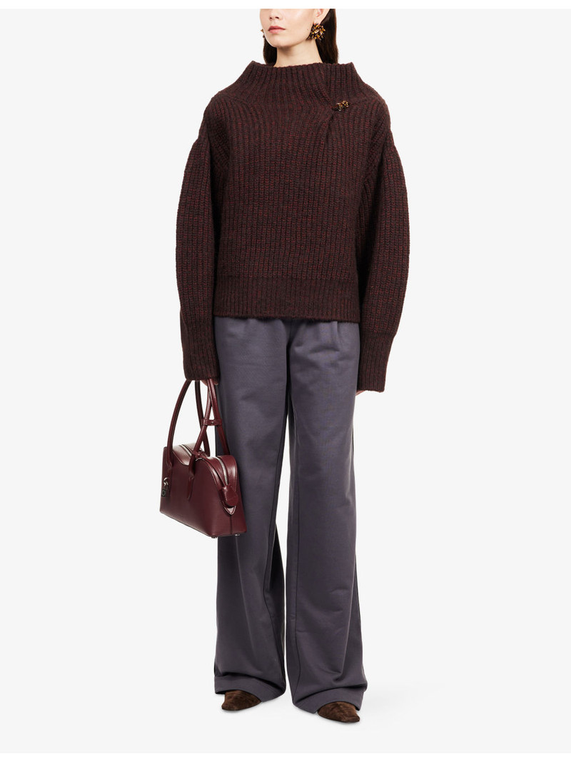 Dries Van Noten Teubina Embellished Ribbed Knitted Jumper outlook