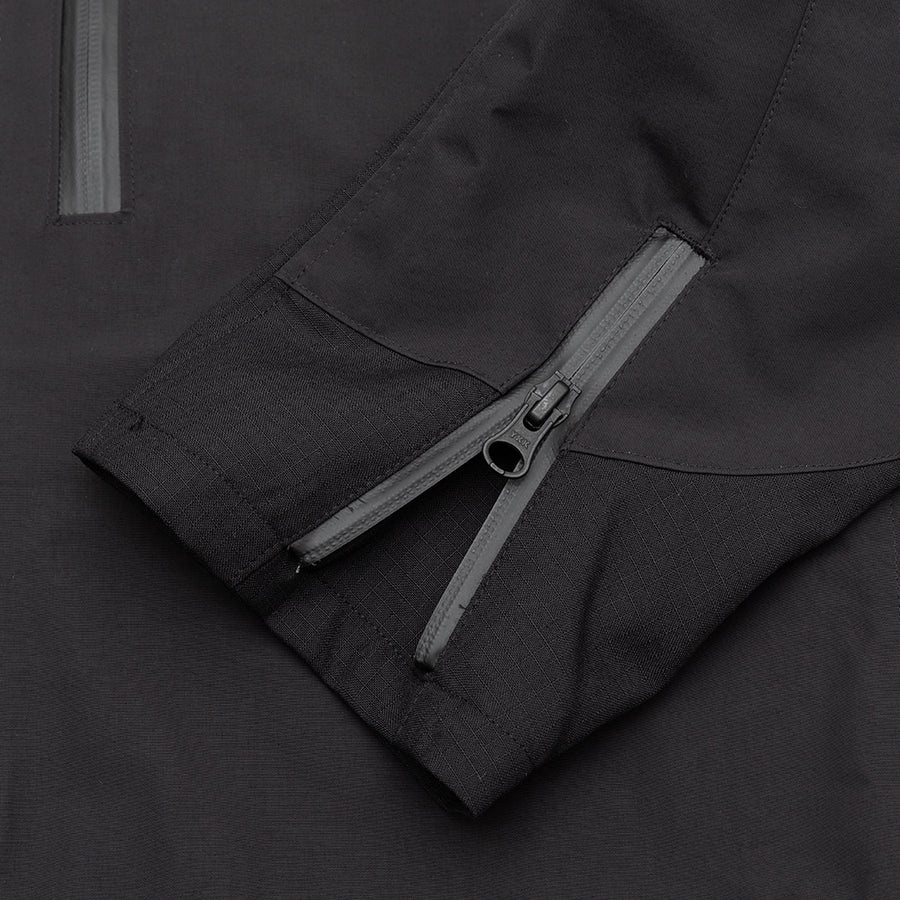 TRIPLE LAYER NYLON MOTO JACKET - 6