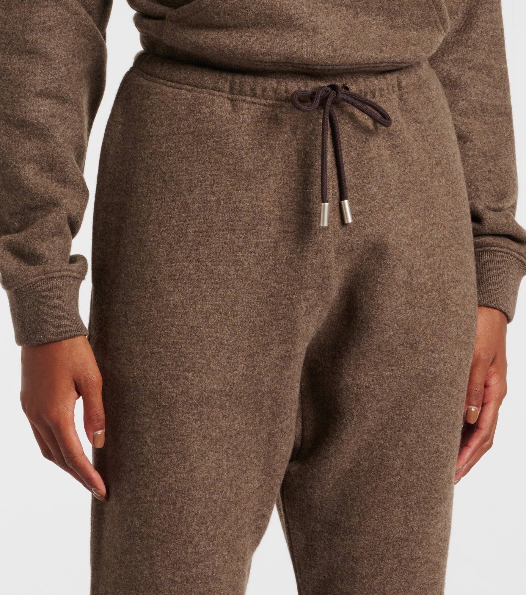 Teo cashmere and cotton sweatpants - 4