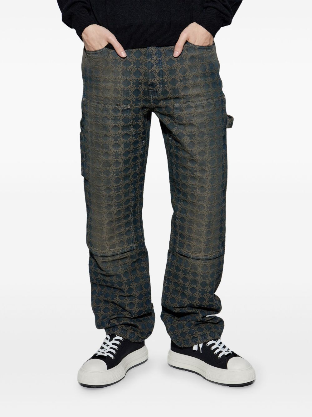 Ma Quad jacquard carpenter jeans - 3