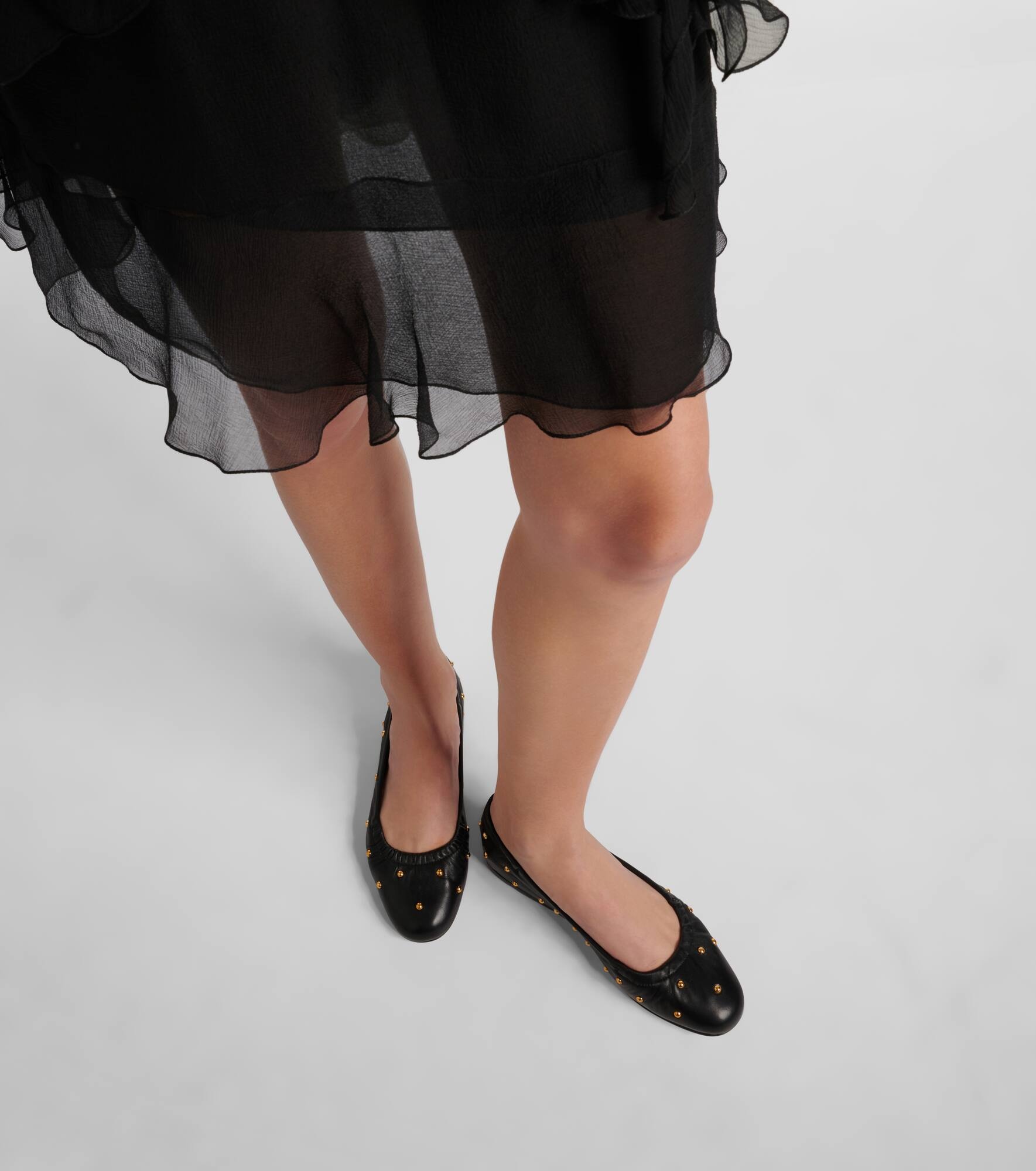 Eia studded leather ballet flats - 4