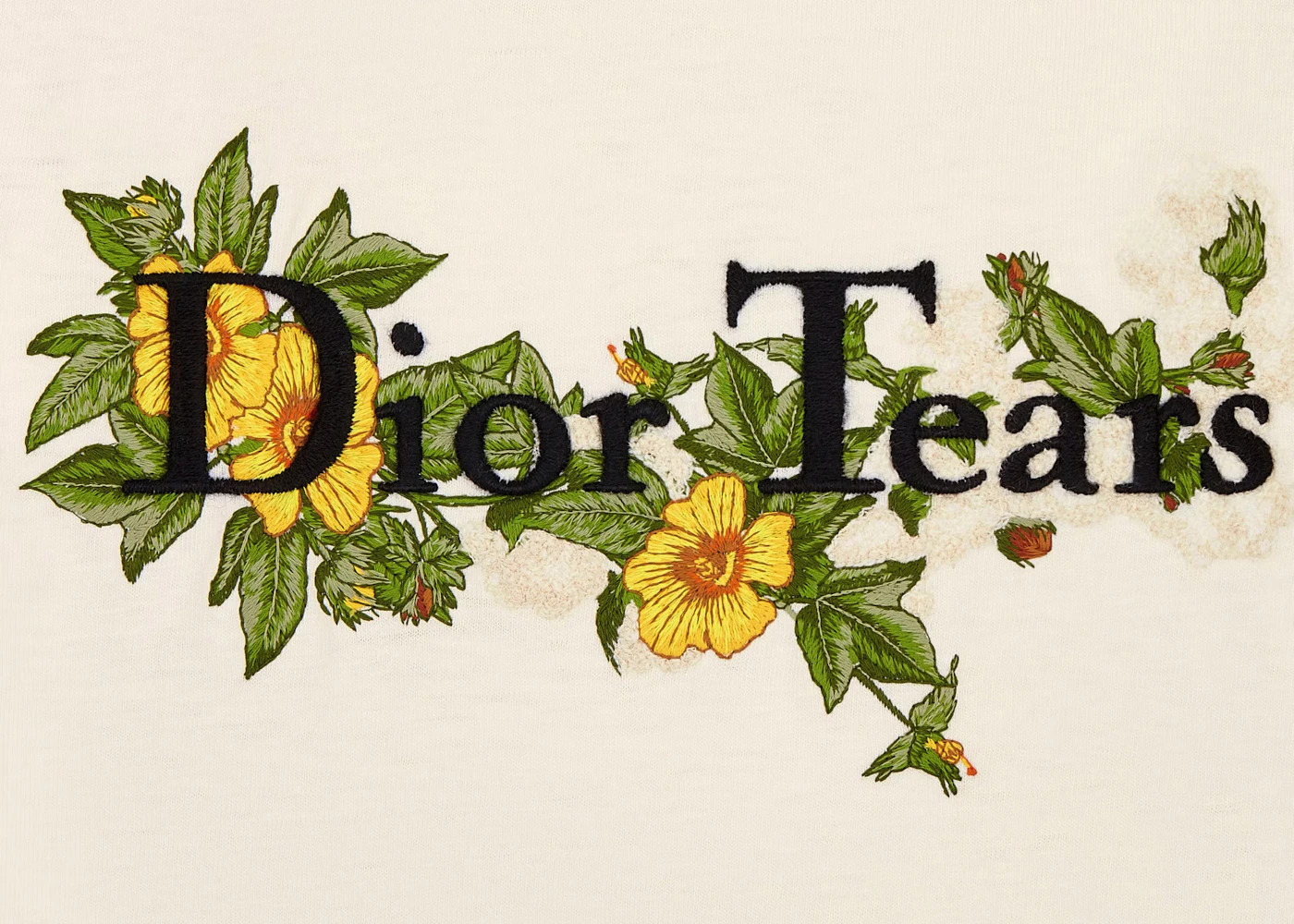 Dior x Denim Tears Relaxed-Fit Logo T-Shirt White - 2