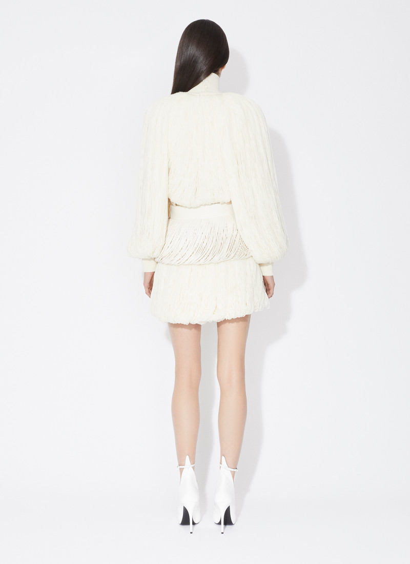 Alaïa KNITTED FRINGES JUMPER outlook