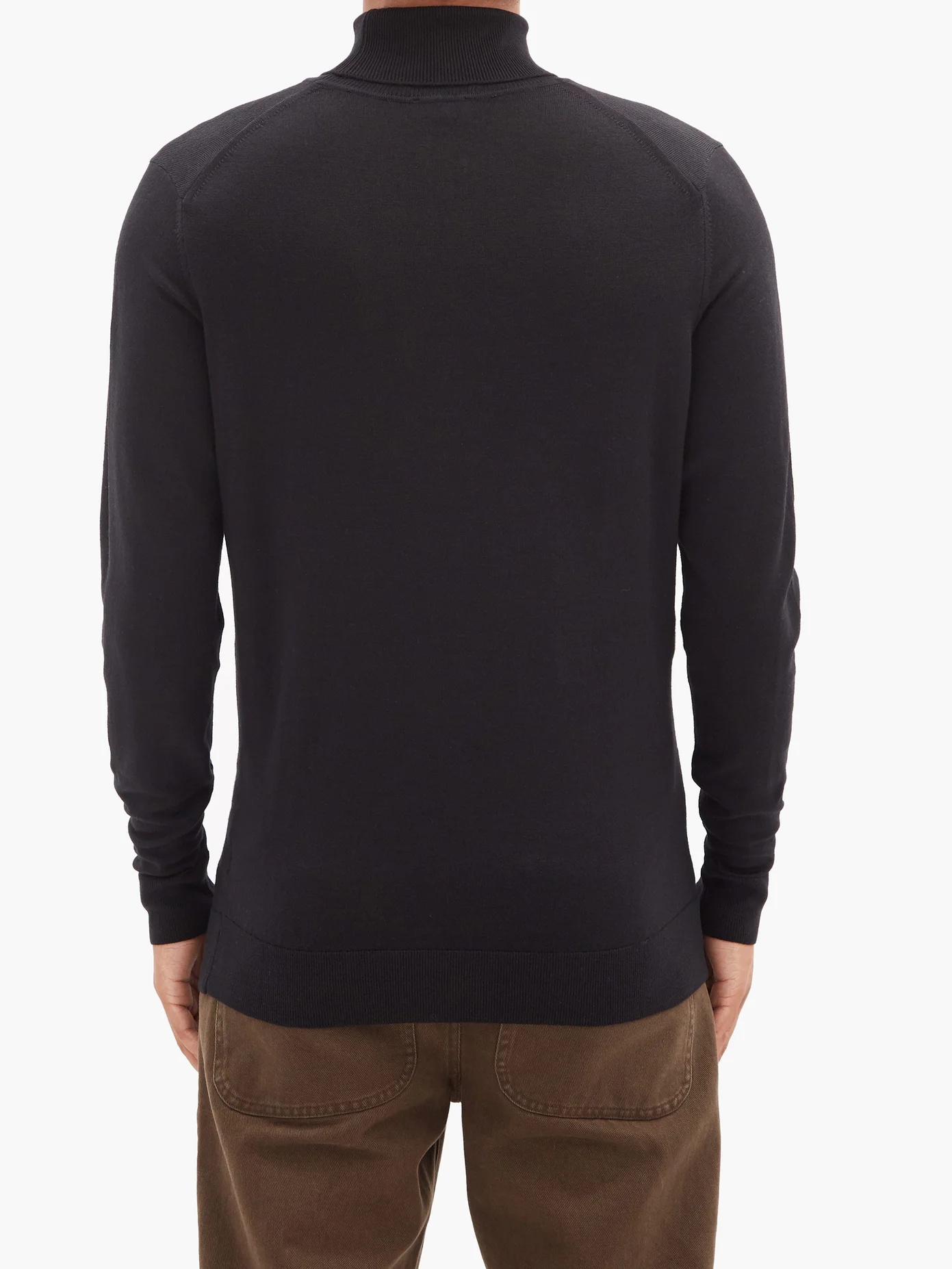 Roll-neck merino wool sweater - 5