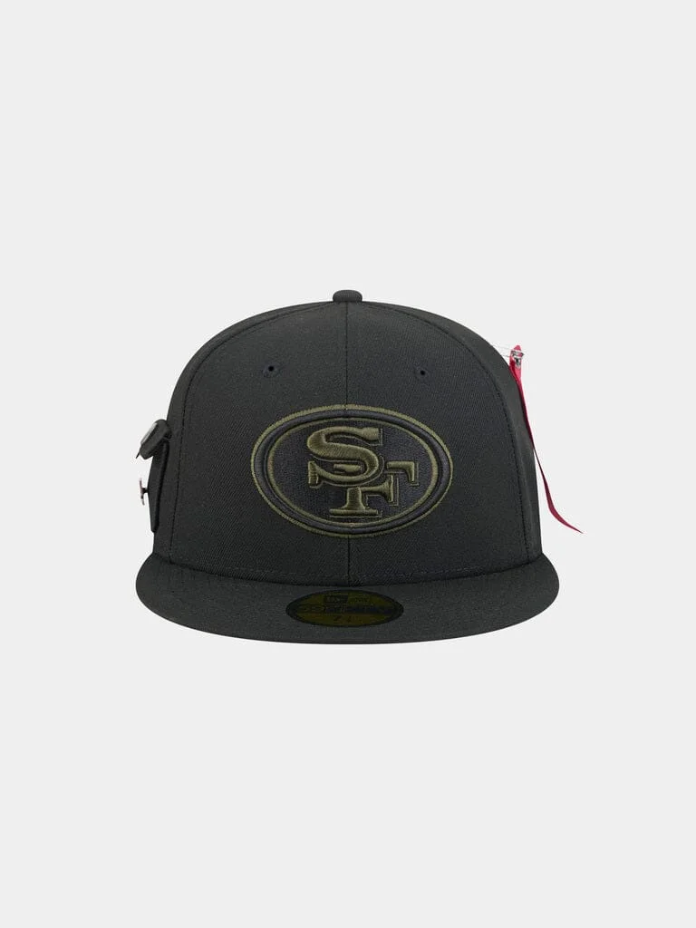 SAN FRANCISCO 49ERS X ALPHA X NEW ERA 59FIFTY FITTED CAP - 1