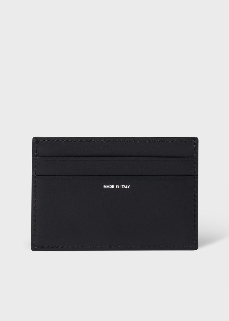 Paul Smith 'Rug' Print Leather Card Holder outlook