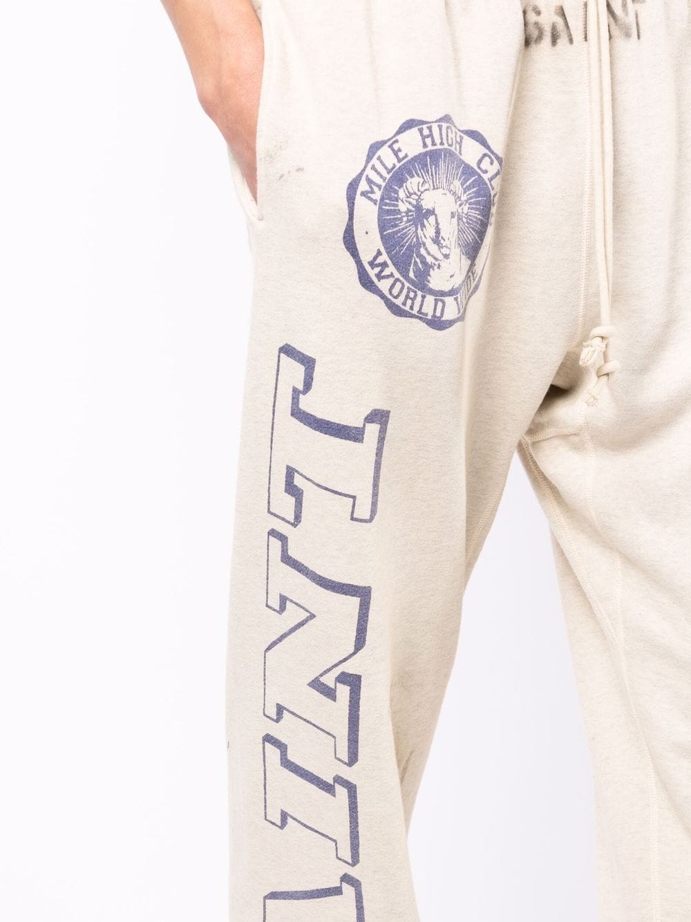 logo drawstring tracksuit bottoms - 5