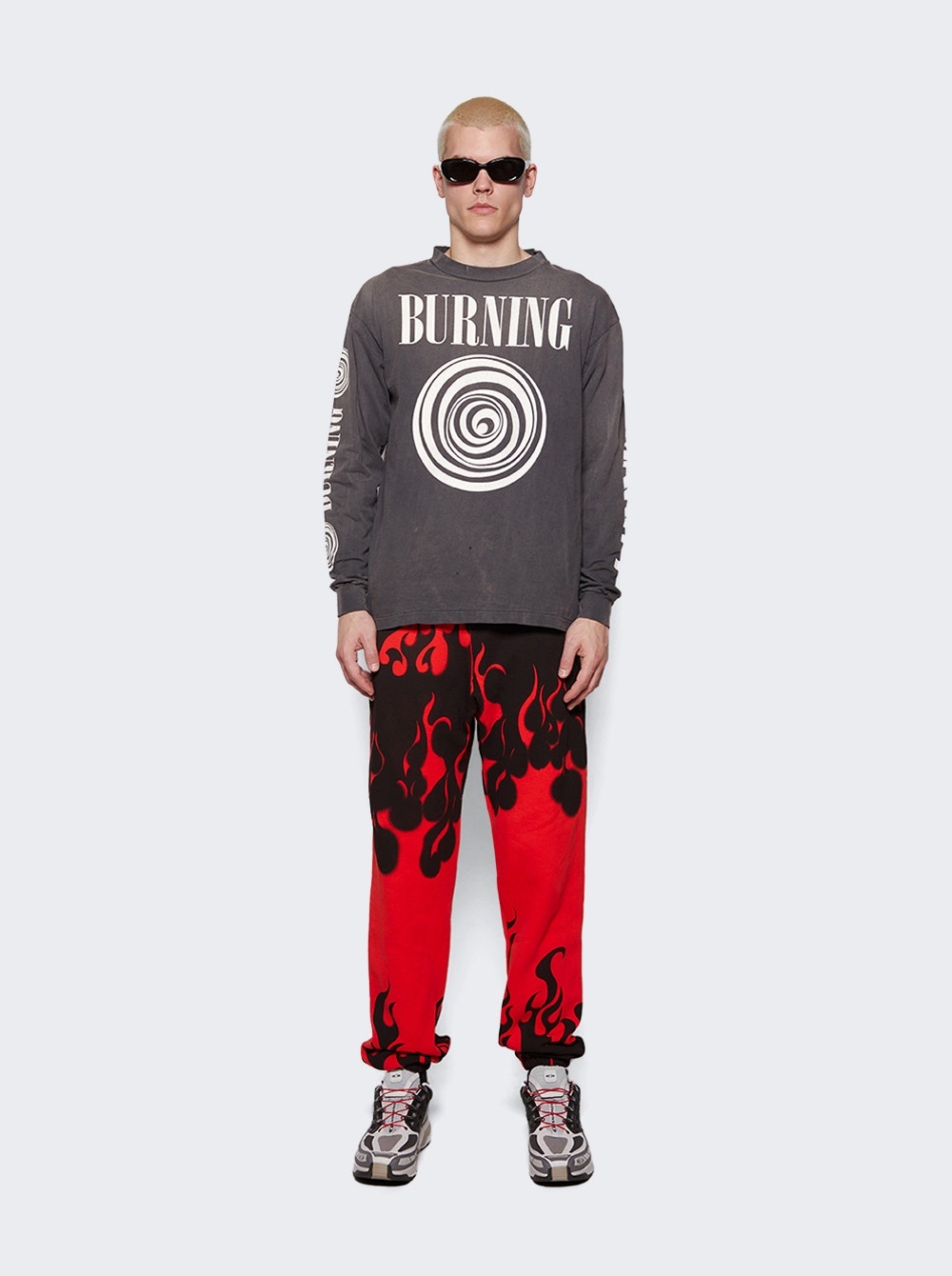 Burning Long Sleeve T-Shirt Black - 2