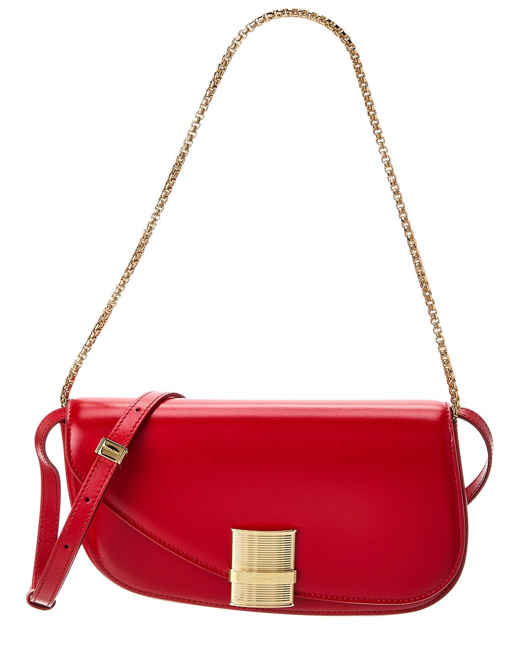 Ferragamo Fiamma XS Leather Shoulder Bag - 1