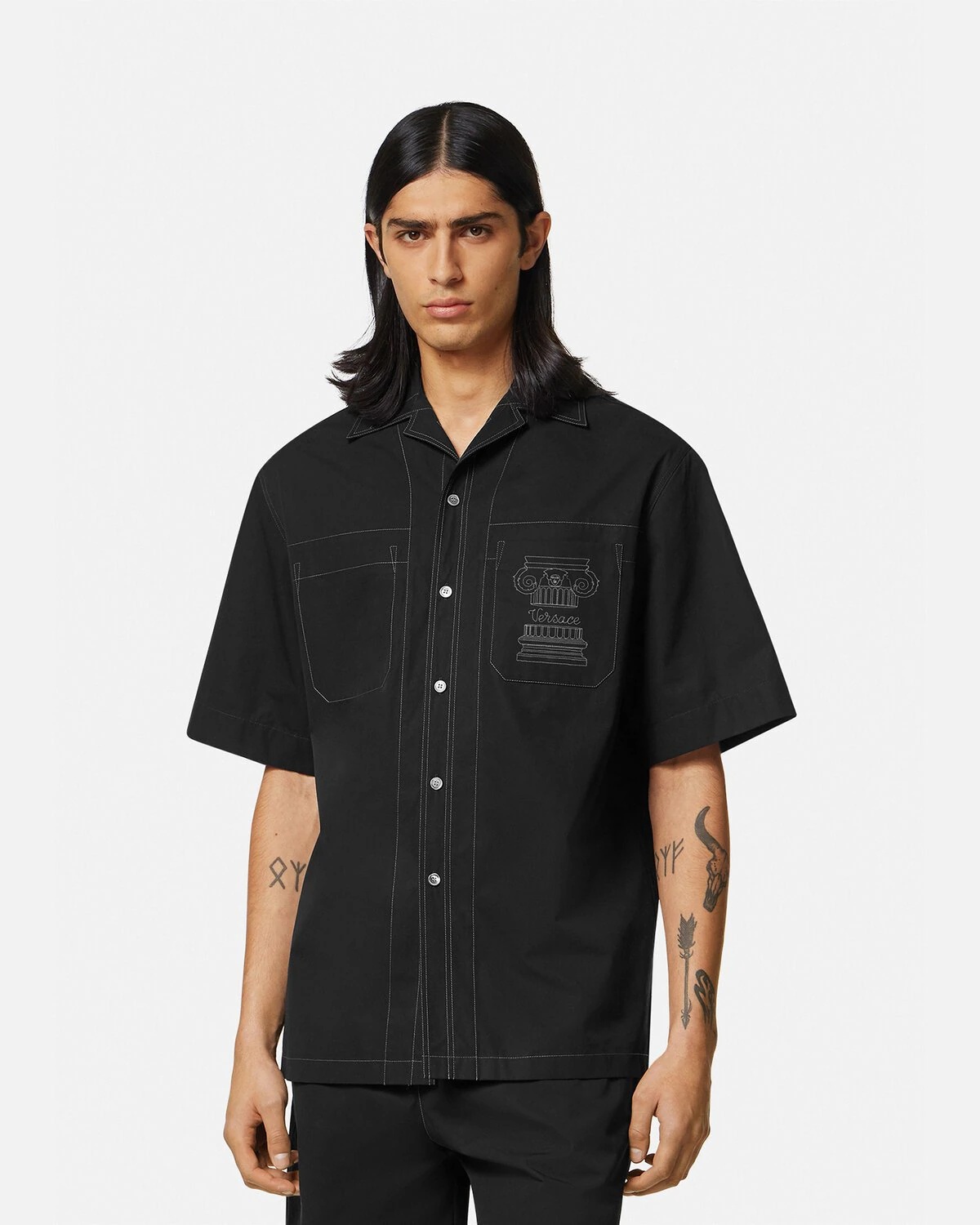 Embroidered La Colonna Shirt - 3