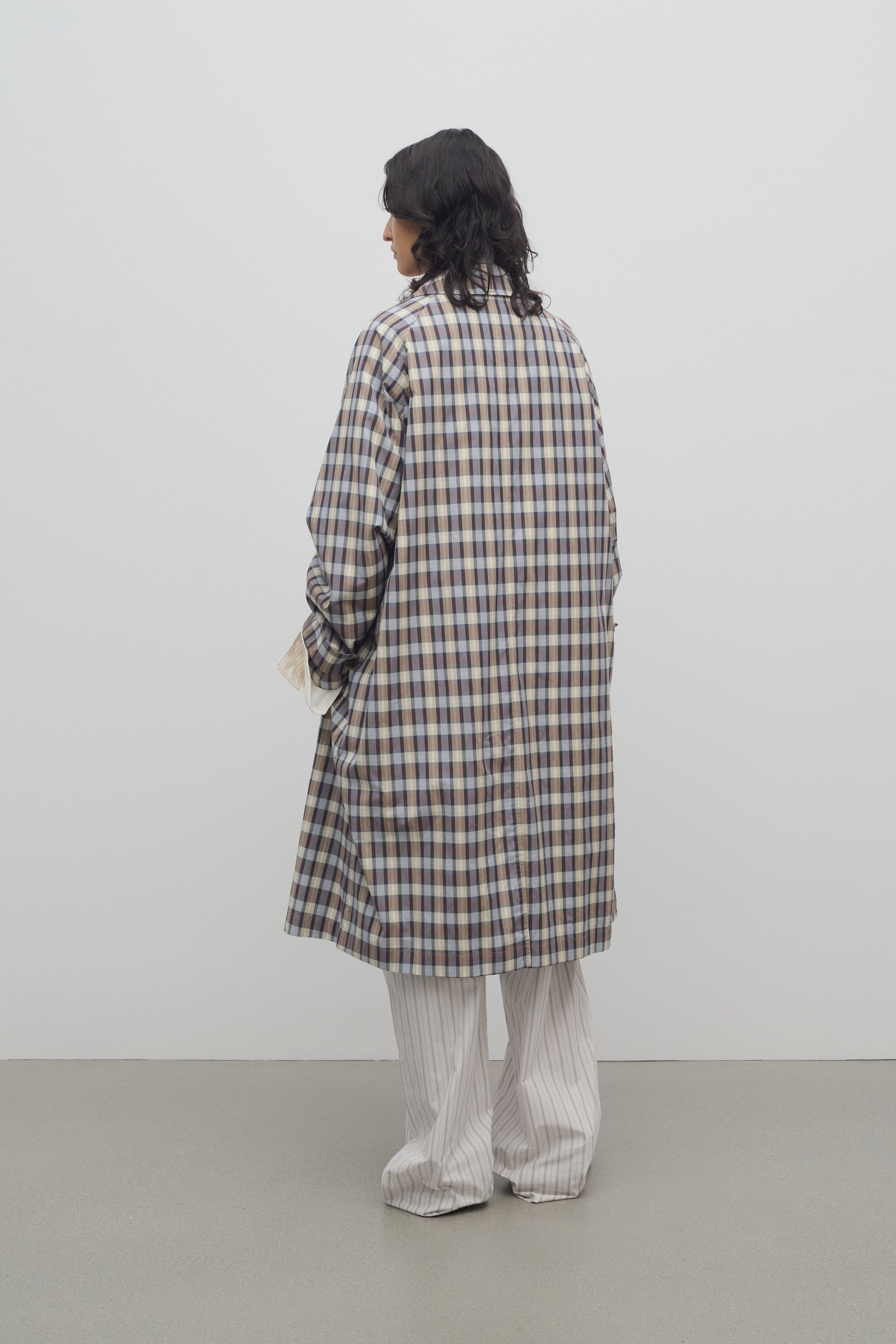 The Row Tavishina Coat in Silk and Cotton | REVERSIBLE