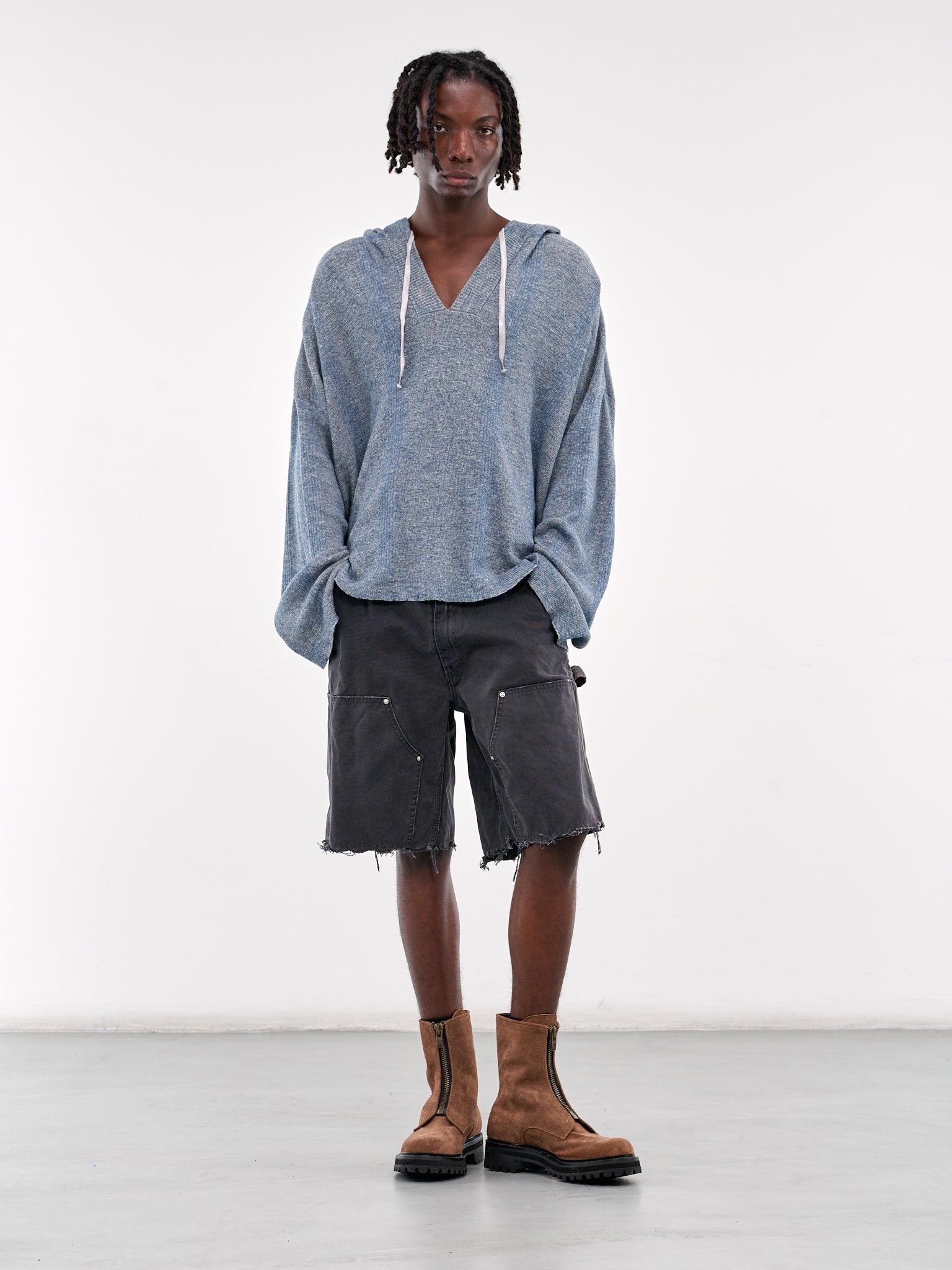 Summer Chiné Knit Hoodie - 6