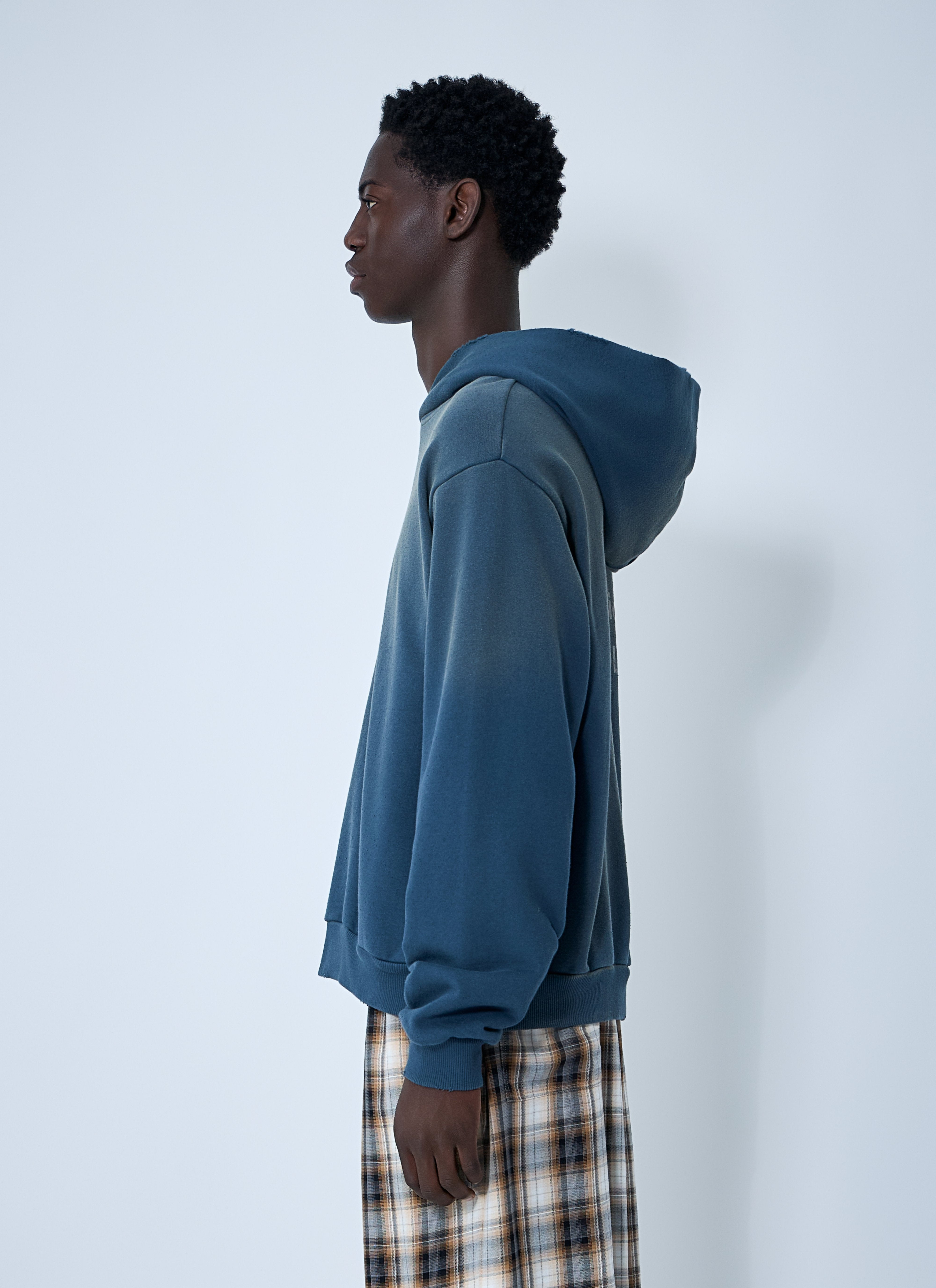Acne Studios Women Hooded Logo Motif Sweatshirt - 3